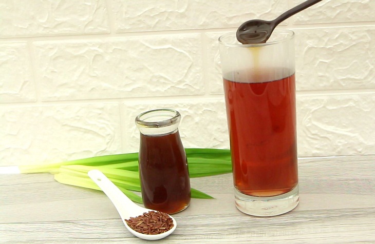 trà gạo lứt mật ong