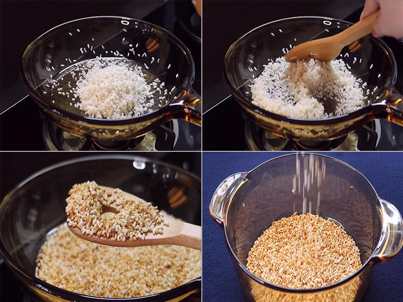 Công thức làm bột gạo rang nhanh chóng tại nhà